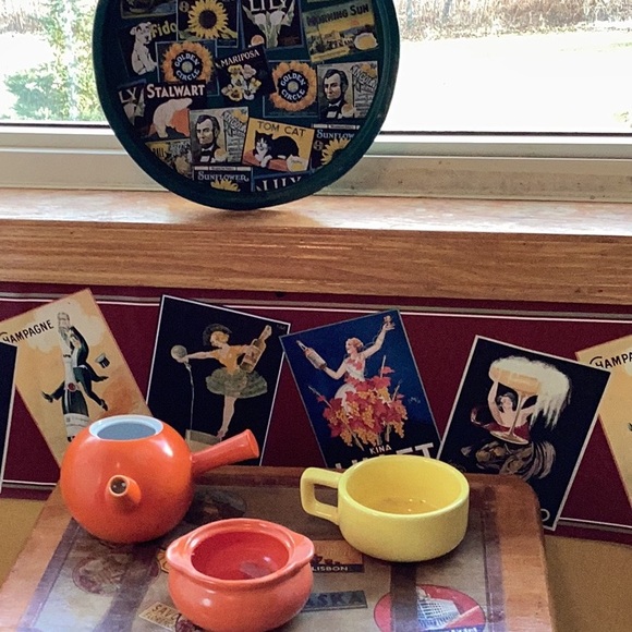 Furio "ORANGES" Large SERVICE PASTA FRUIT BOWL - Picture 10 of 16